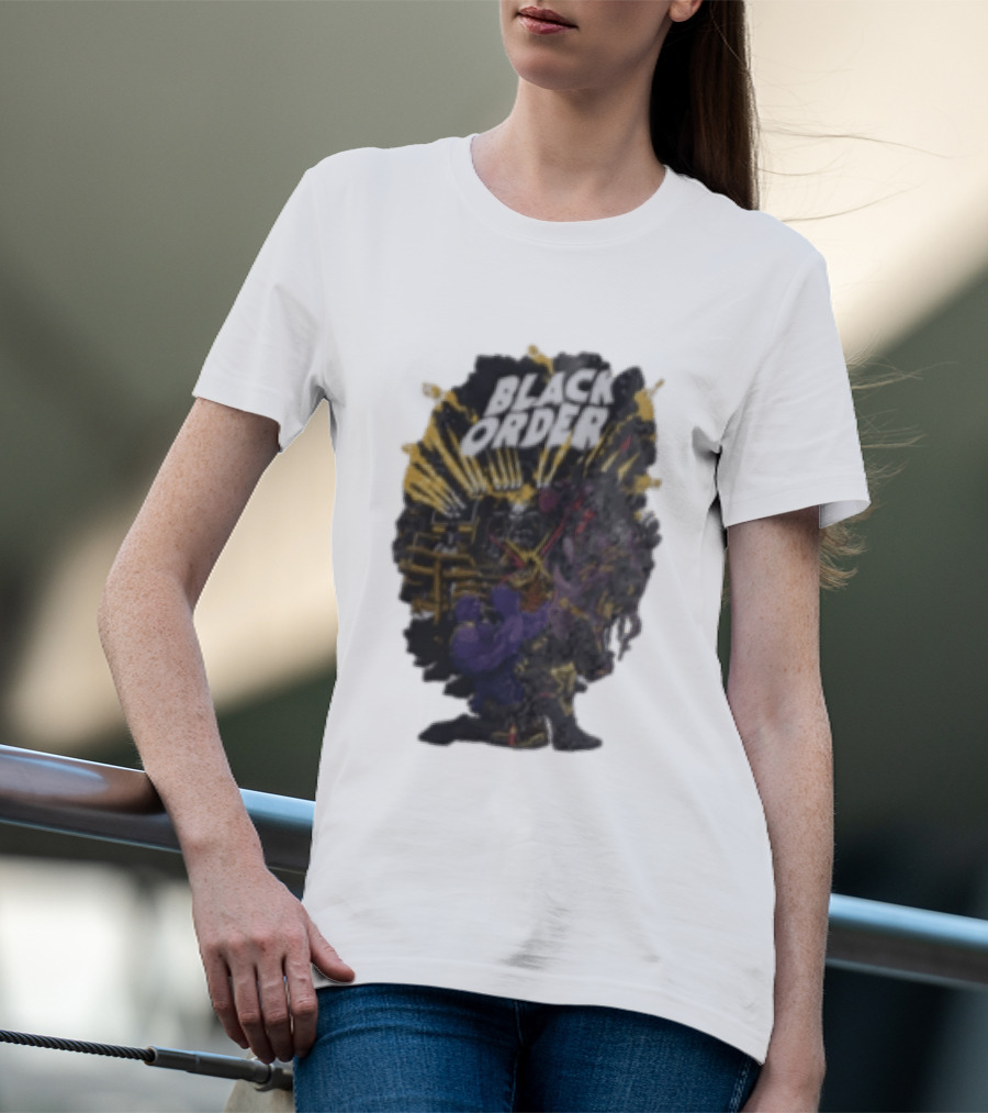 Black Order Thanos And The Children Of Thanos Rock Band Graphic Novel T-Shirt