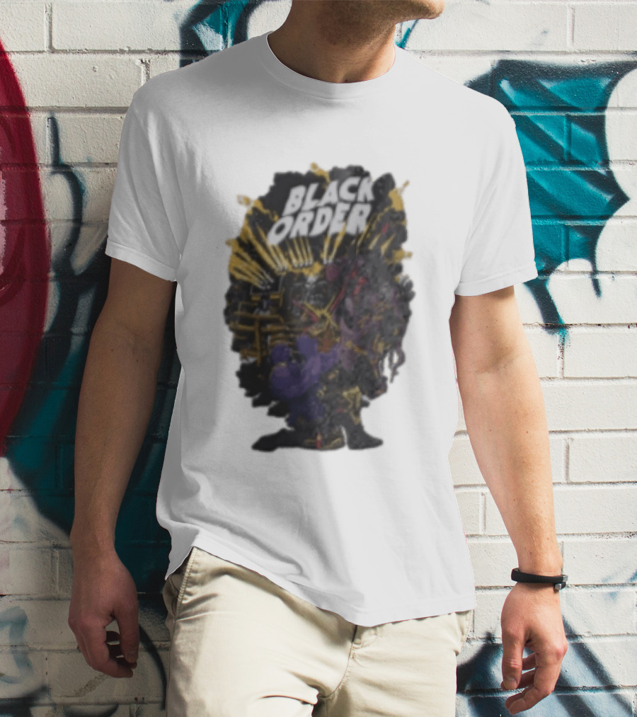 Black Order Thanos And The Children Of Thanos Rock Band Graphic Novel T-Shirt