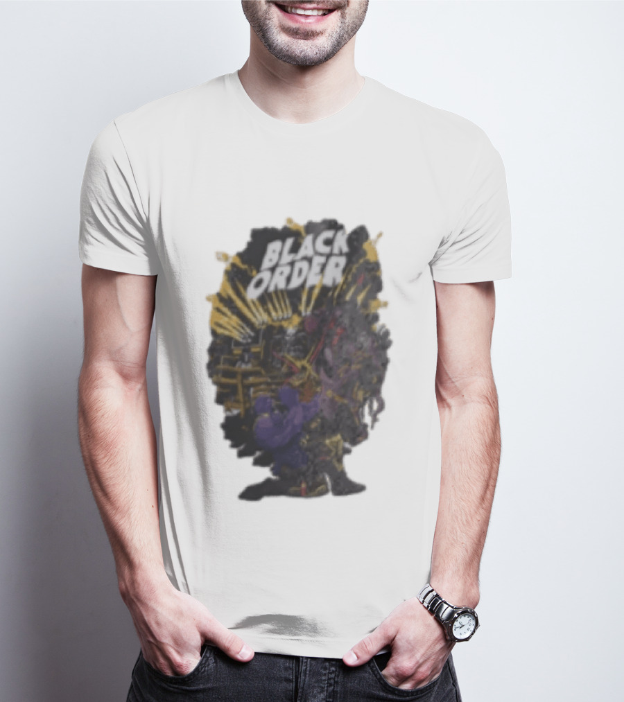 Black Order Thanos And The Children Of Thanos Rock Band Graphic Novel T-Shirt
