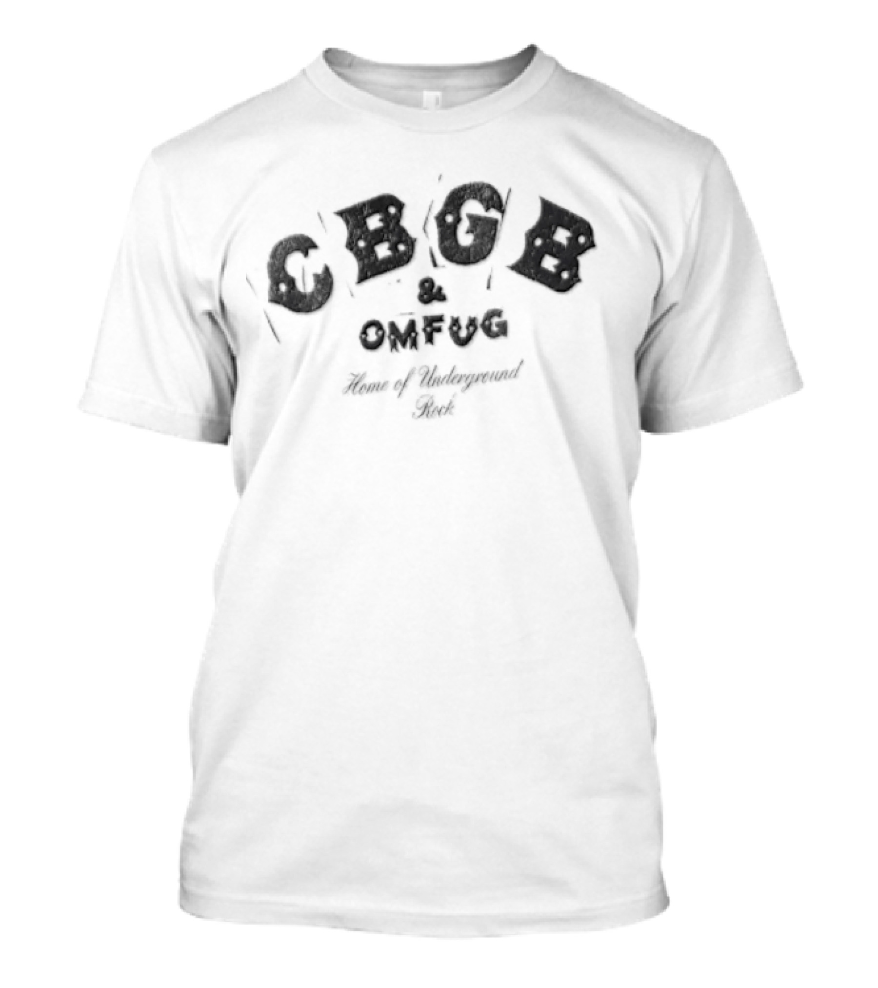 CBGB OMFUG Home Of Underground Rock Distressed T-Shirt