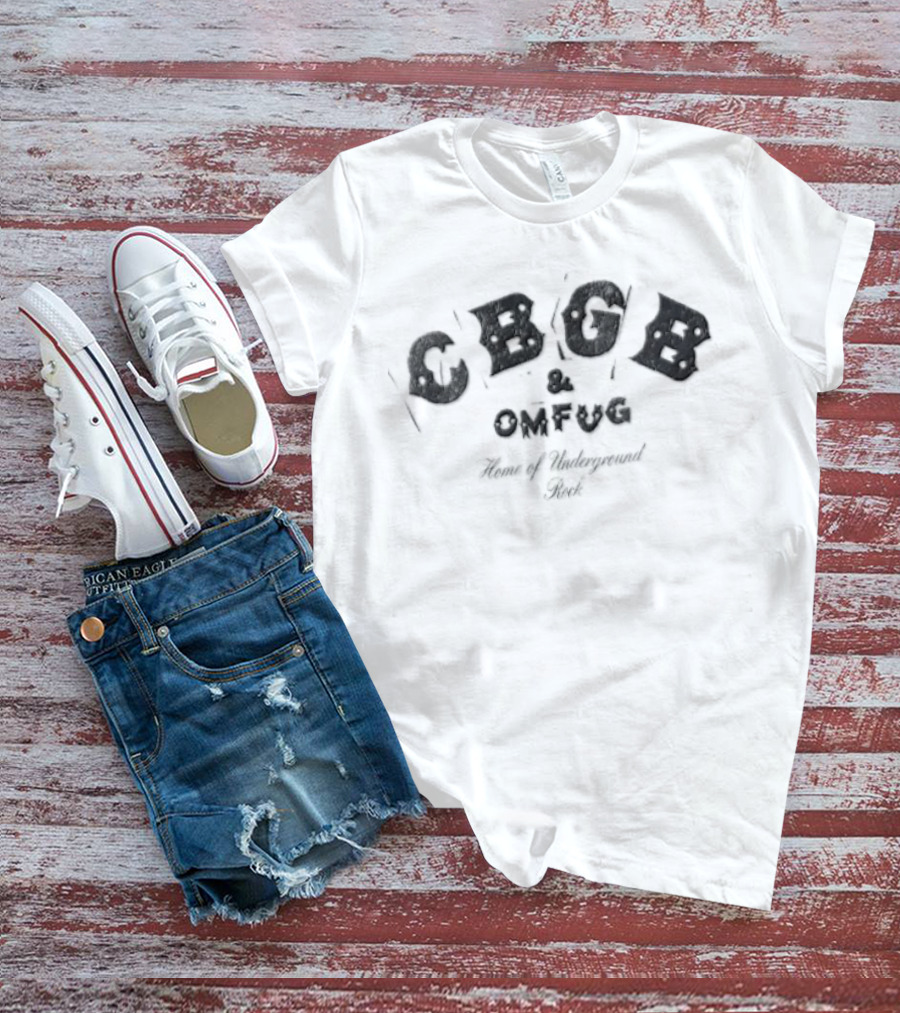 CBGB OMFUG Home Of Underground Rock Distressed T-Shirt