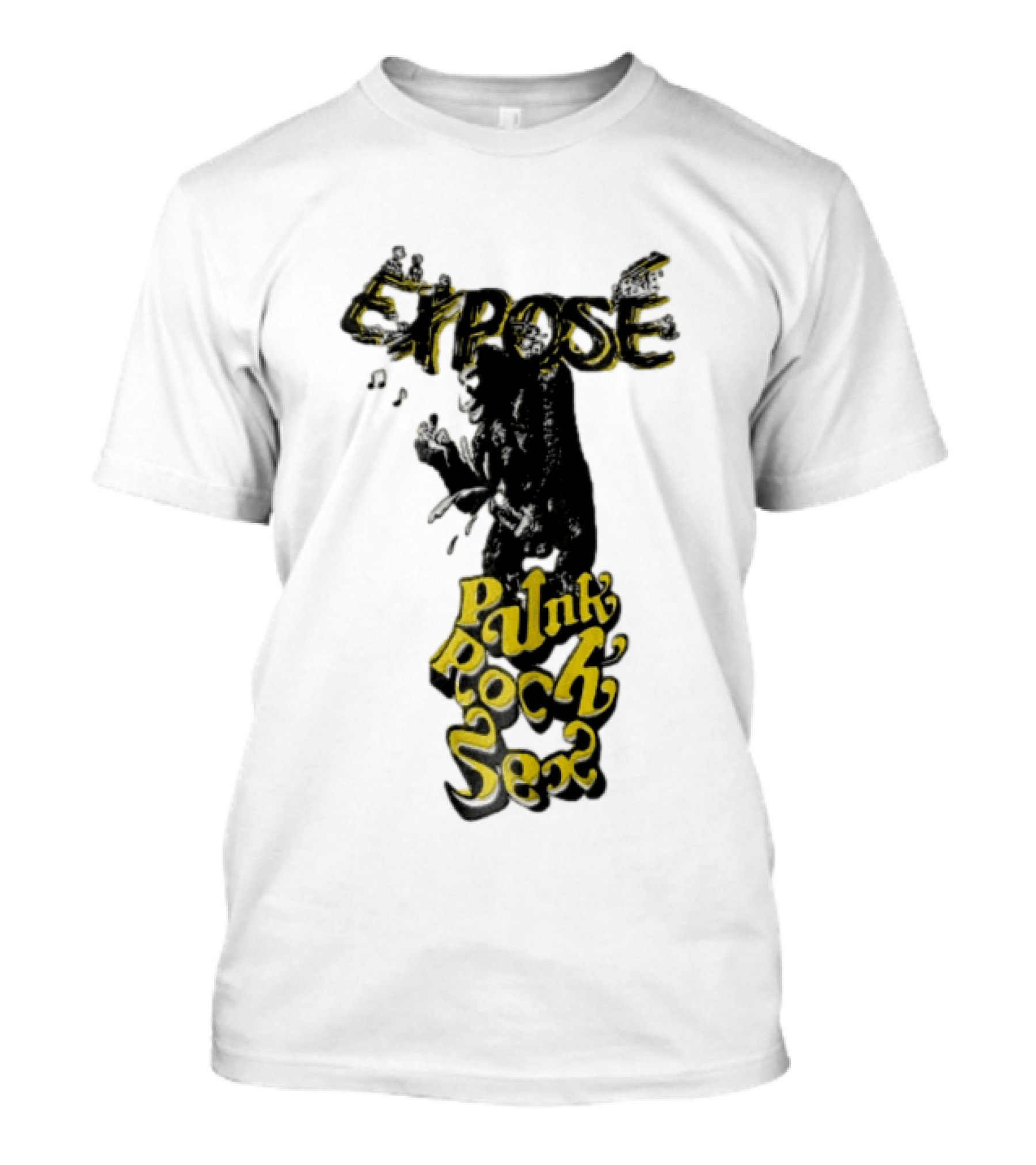 Expose King Kong Punk Rock Sex Gorilla Holding Woman T-Shirt