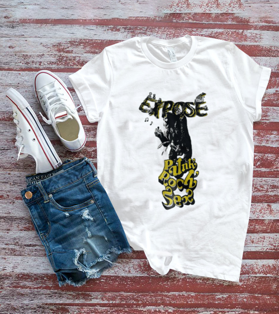 Expose King Kong Punk Rock Sex Gorilla Holding Woman T-Shirt