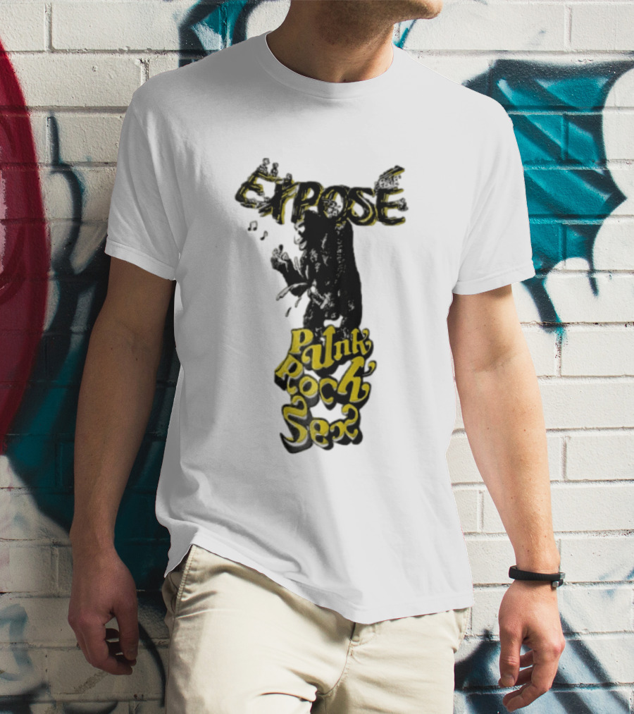 Expose King Kong Punk Rock Sex Gorilla Holding Woman T-Shirt