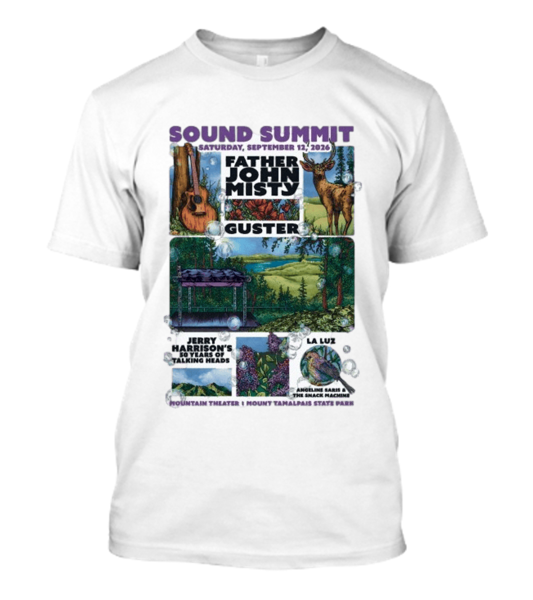 Sound Summit 2026 Father John Misty Guster Marin County MD September 12 Mountain Theater T-Shirt