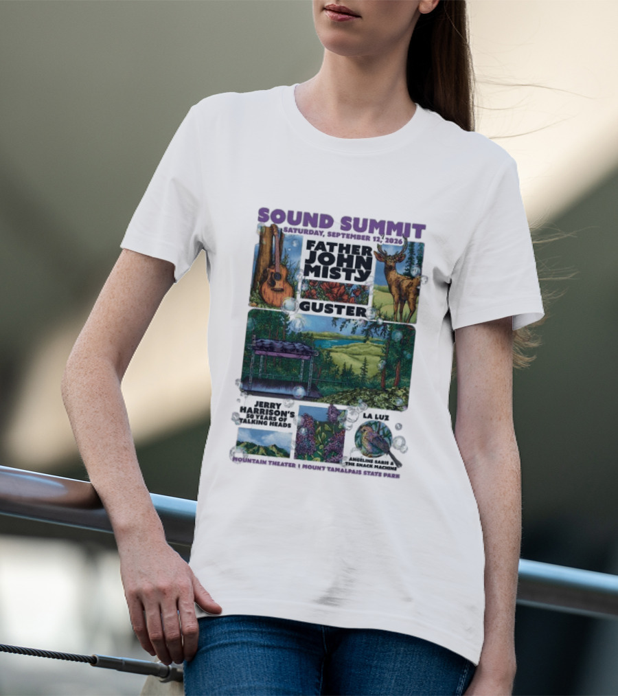 Sound Summit 2026 Father John Misty Guster Marin County MD September 12 Mountain Theater T-Shirt