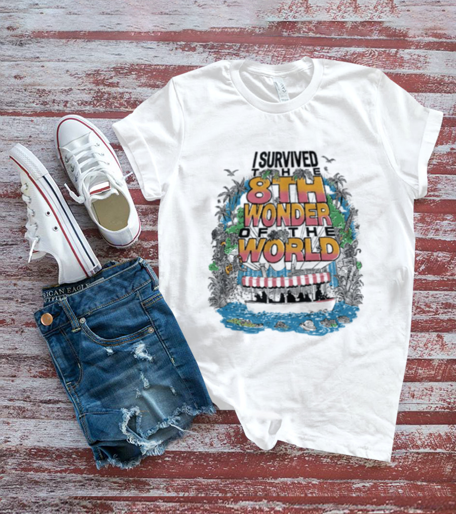 I Survived 8th Wonder Of The World Backside Of Water Adventure T-Shirt