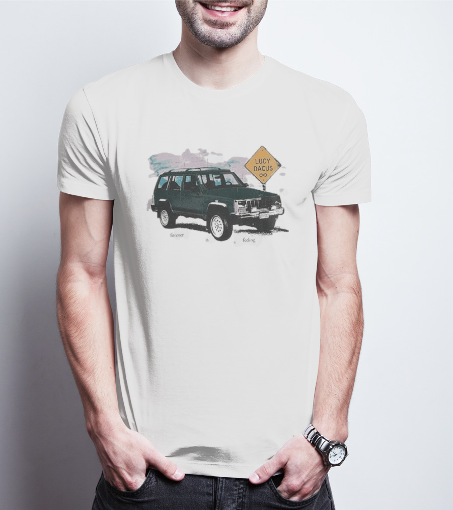 Lucy Dacus Forever Is A Feeling Green Truck Sign Infinity T-Shirt