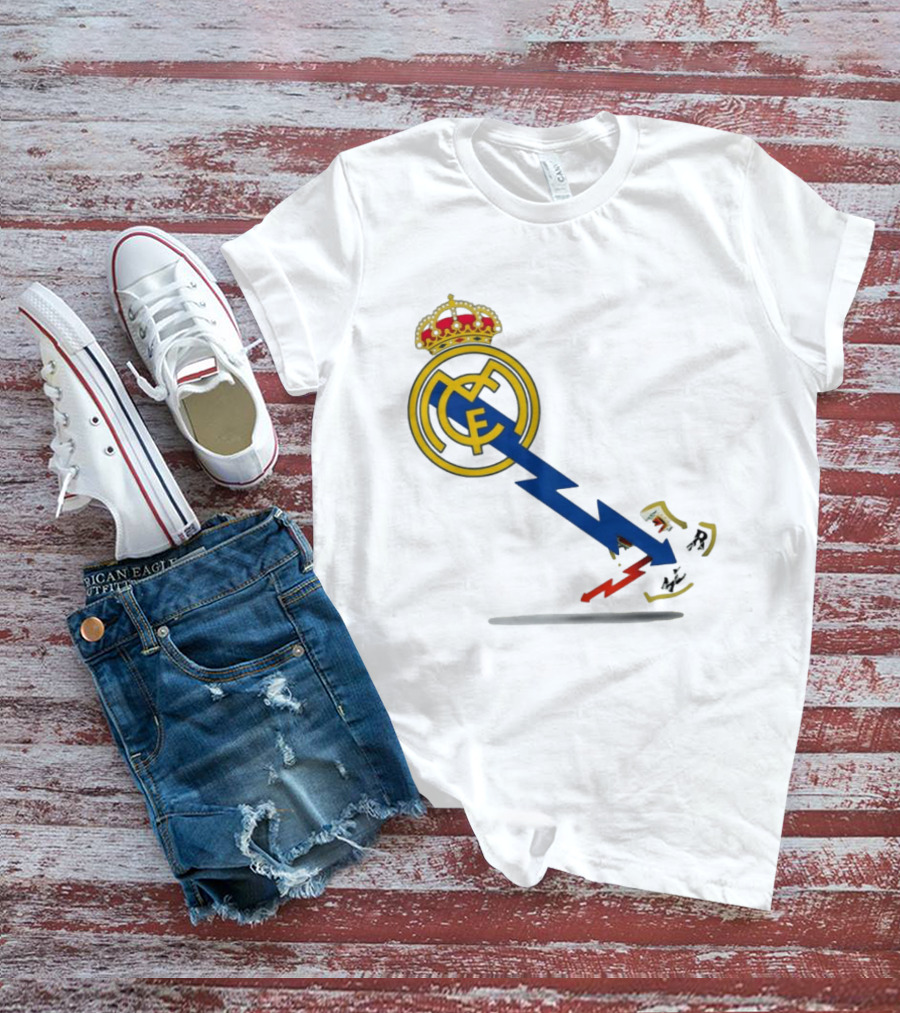 Real Madrid CF Lightning Strike Emblem MCF T-Shirt