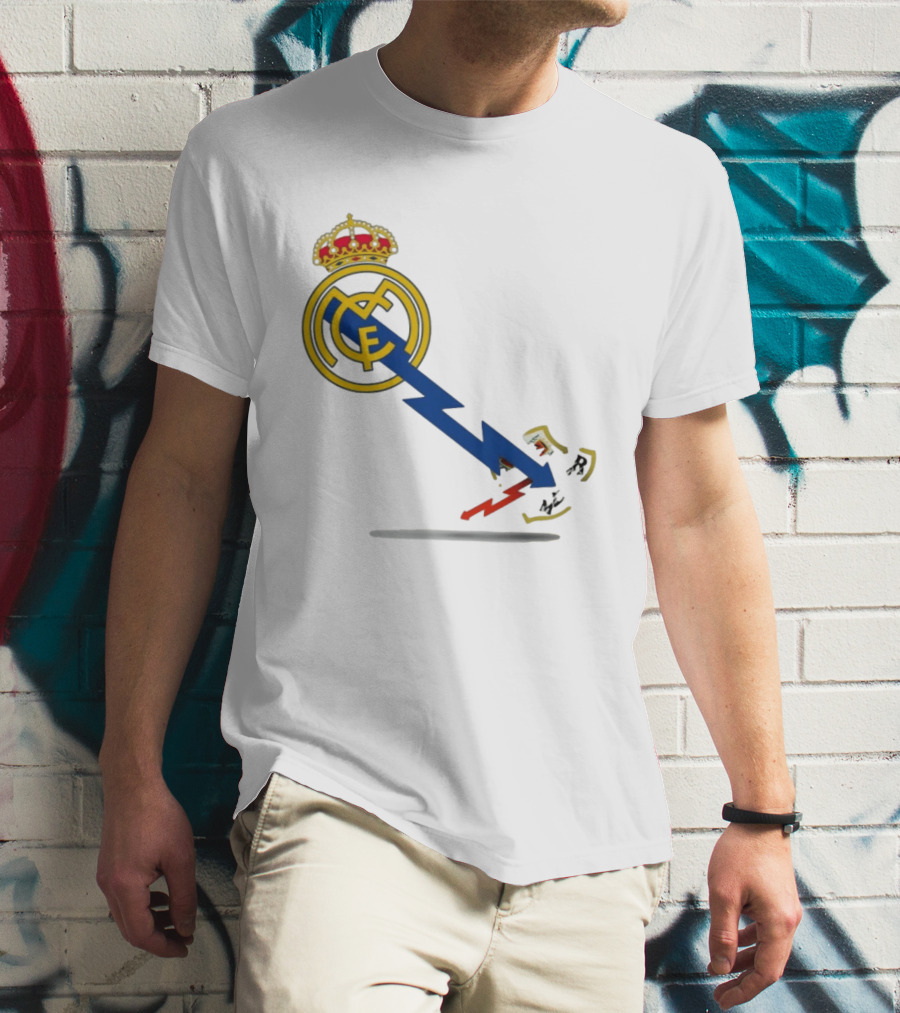Real Madrid CF Lightning Strike Emblem MCF T-Shirt