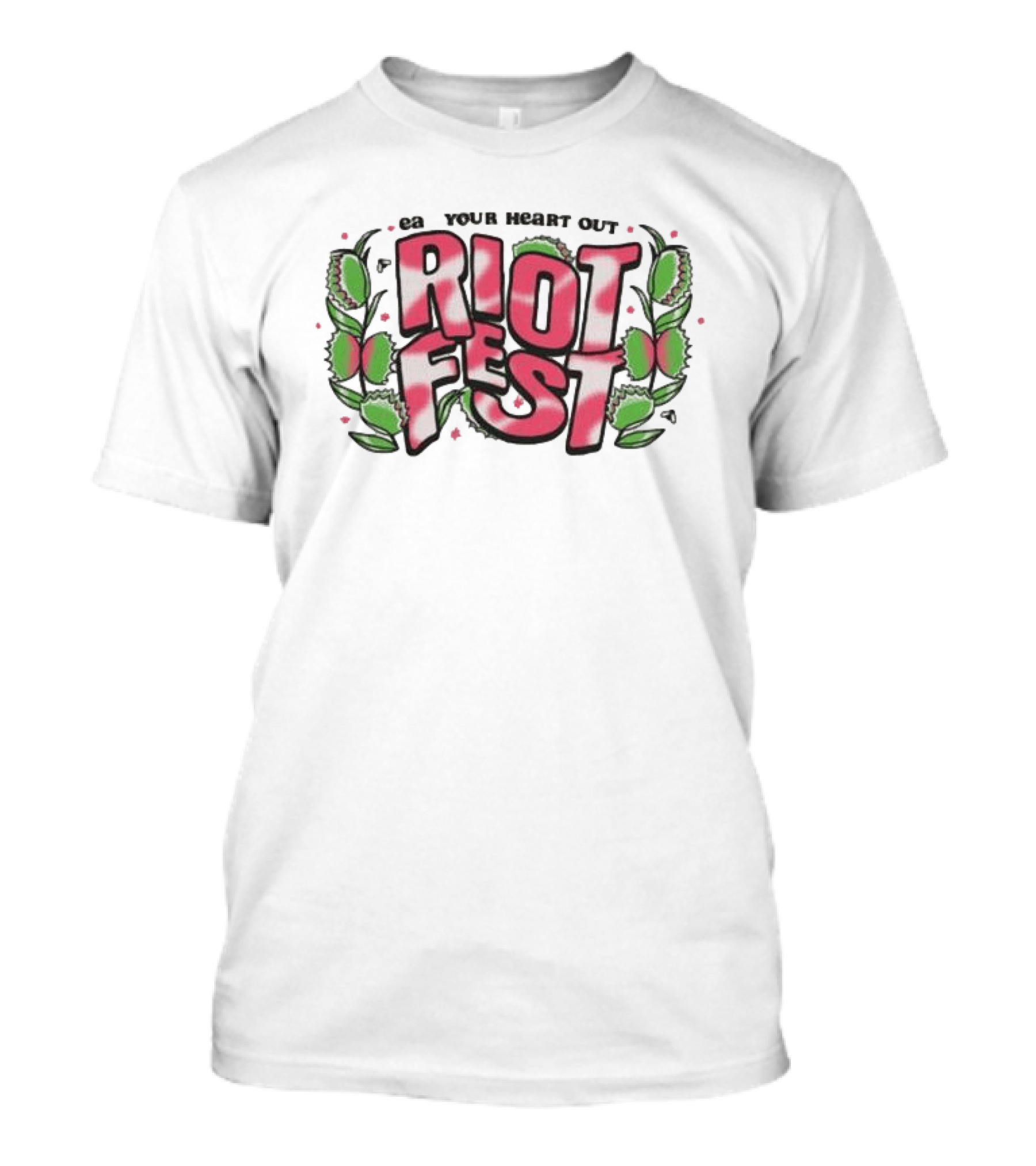 Riot Brand Eat Your Heart Out Riot Fest Crop T-Shirt