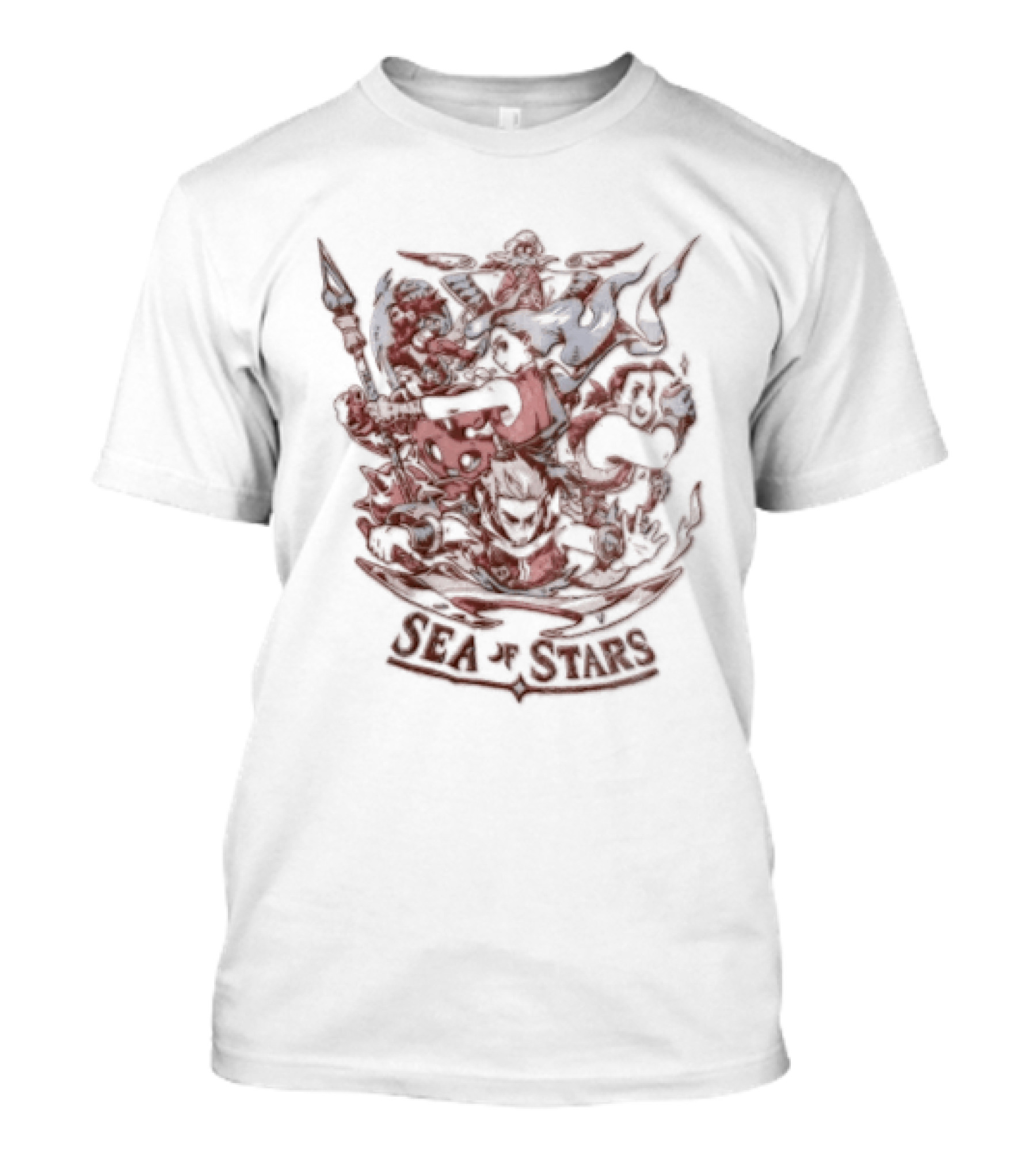 Sea Of Stars Characters Crest T-Shirt
