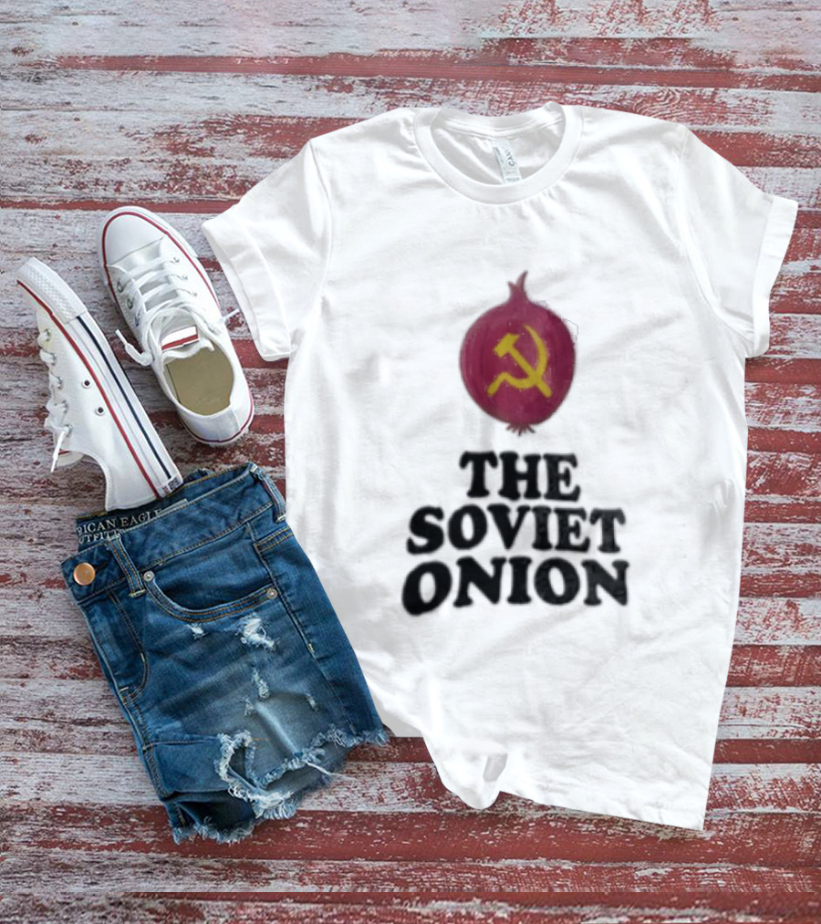The Soviet Onion Hammer And Sickle T-Shirt