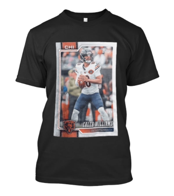 2026 Topps Caleb Williams Chicago Bears Quarterback Trading Card T-Shirt