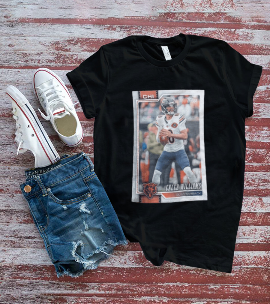 2026 Topps Caleb Williams Chicago Bears Quarterback Trading Card T-Shirt