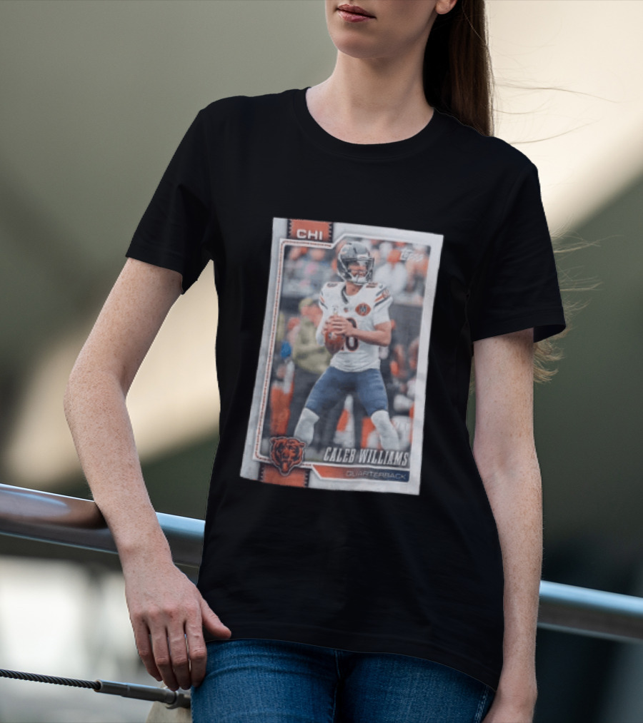 2026 Topps Caleb Williams Chicago Bears Quarterback Trading Card T-Shirt