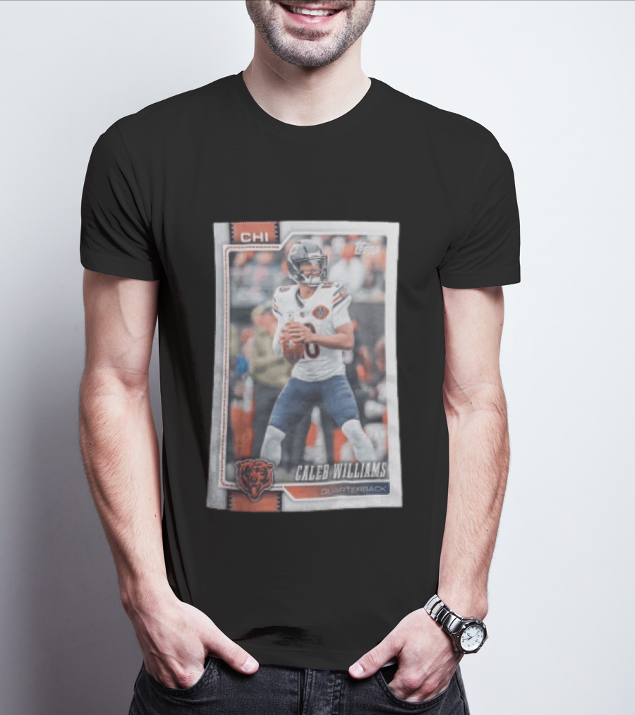 2026 Topps Caleb Williams Chicago Bears Quarterback Trading Card T-Shirt
