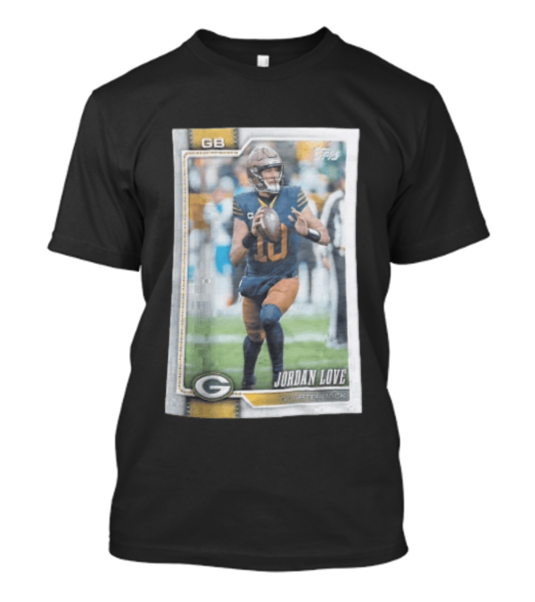2026 Topps Jordan Love Packers GB Football Card T-Shirt