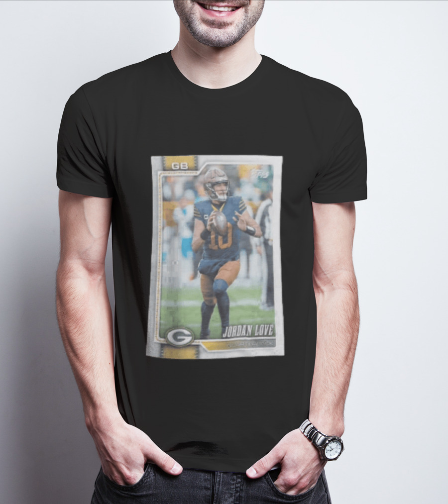 2026 Topps Jordan Love Packers GB Football Card T-Shirt