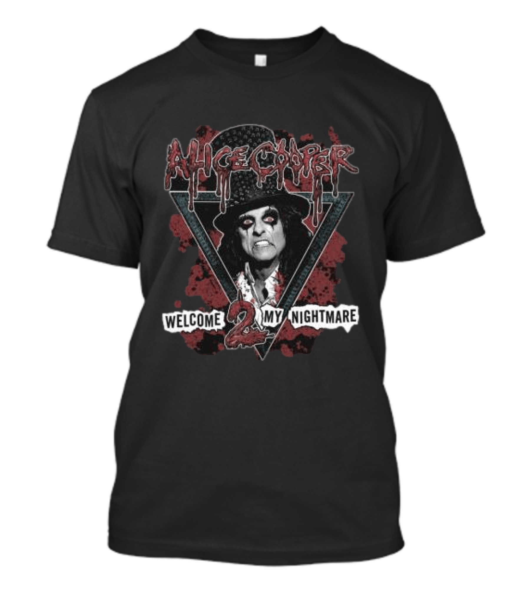 Alice Cooper Welcome 2 My Nightmare Vintage Horror T-Shirt
