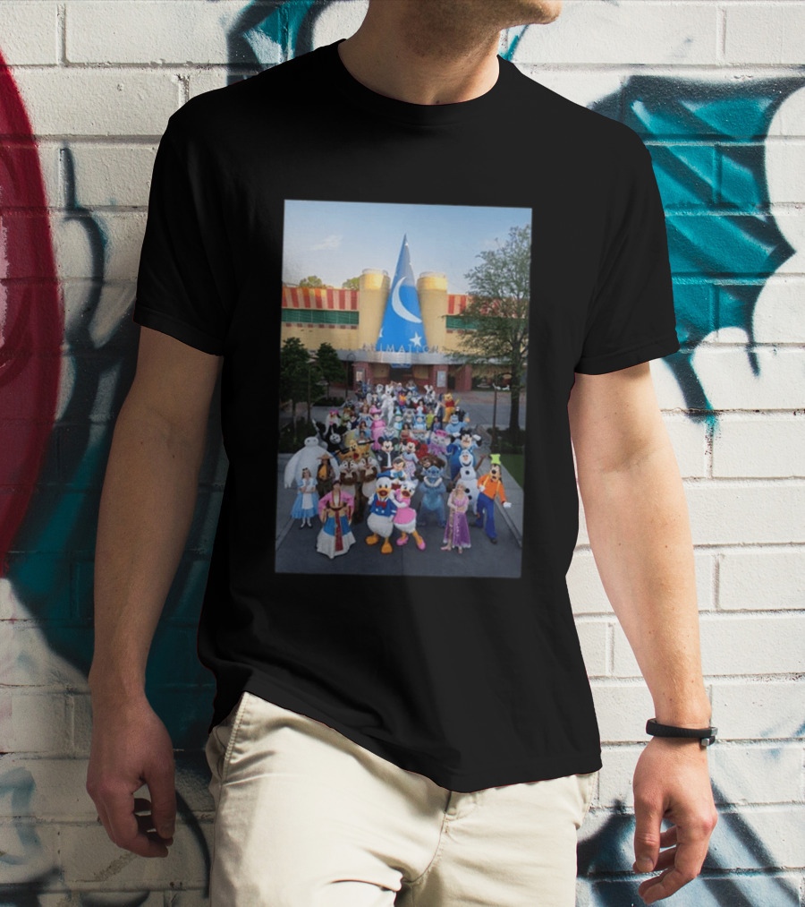 Happy The Magic Of Disney Animation Opening Day At Disney Hollywood Studios Characters T-Shirt