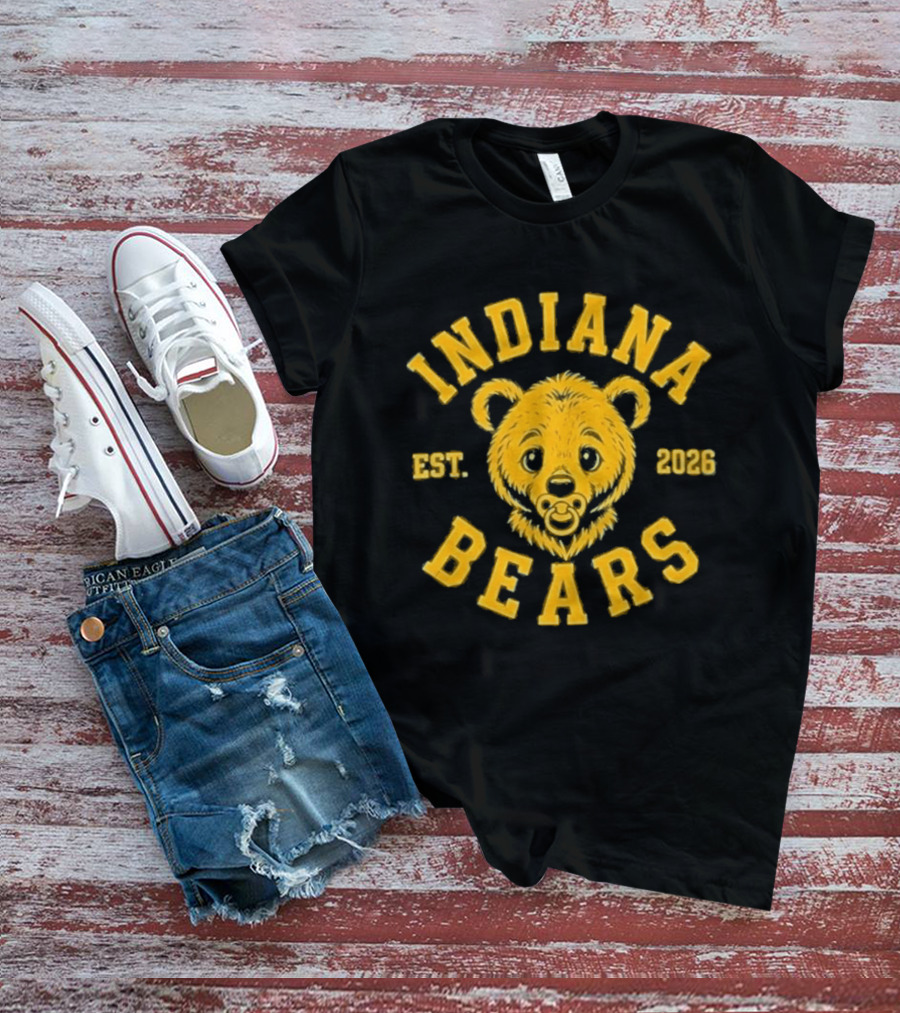 Indiana Bears Est 2026 Bear Mascot Fan Gear T-Shirt