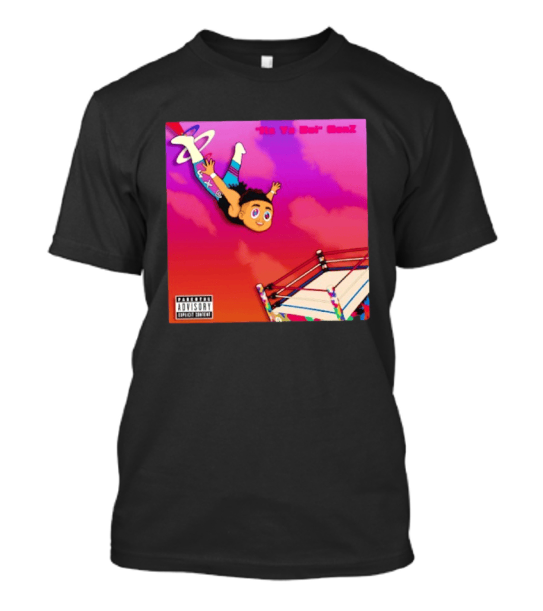 It's Ya Boi Gen Z Wrestling Ring Parental Advisory T-Shirt