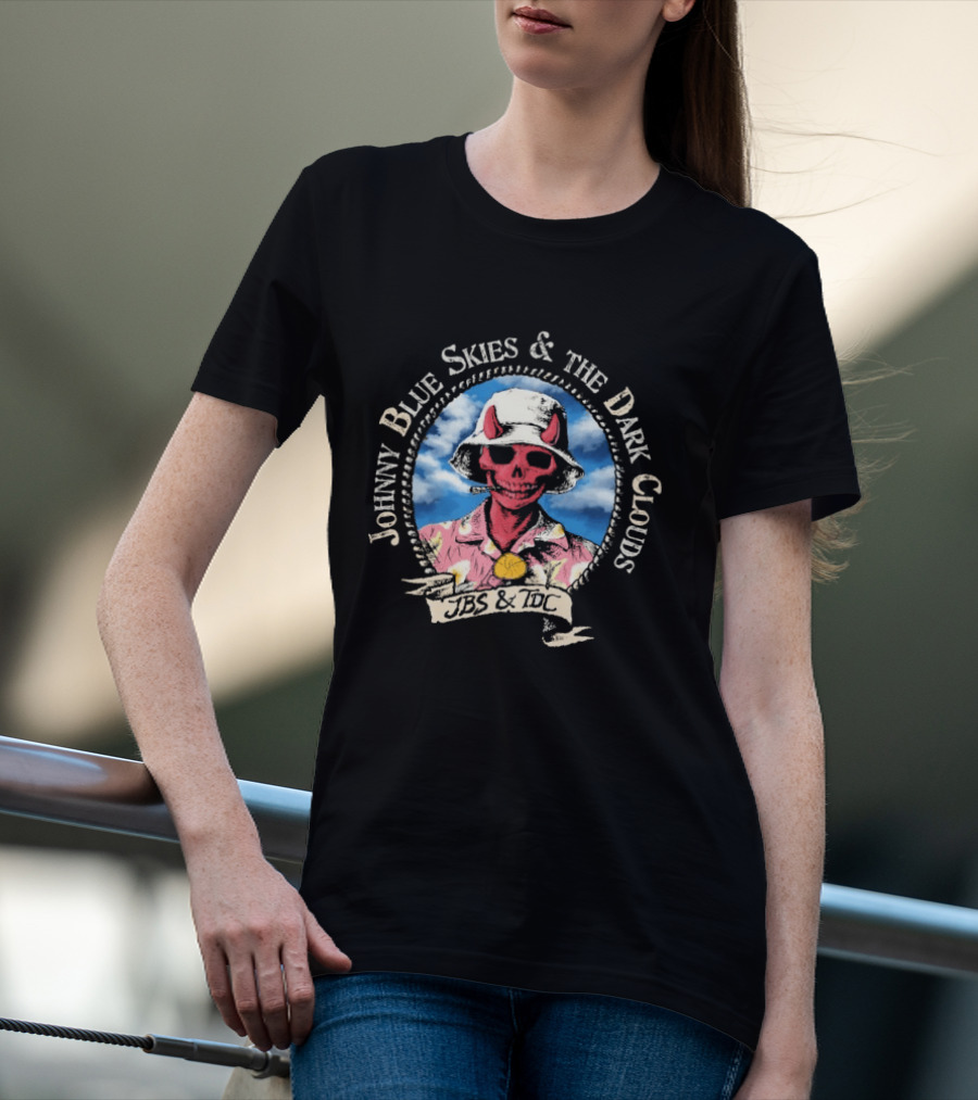 Johnny Blue Skies And The Dark Clouds JBS & TDC Panama Devil T-Shirt