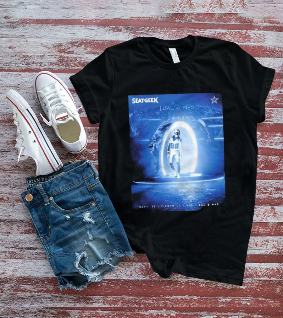 Seatgeek Dallas Vs New York Giants MetLife Stadium September 13 2026 24 Hrs Countdown T-Shirt