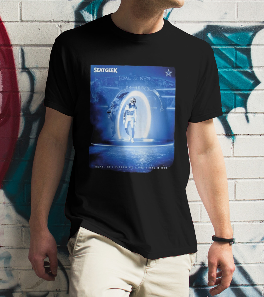 Seatgeek Dallas Vs New York Giants MetLife Stadium September 13 2026 24 Hrs Countdown T-Shirt