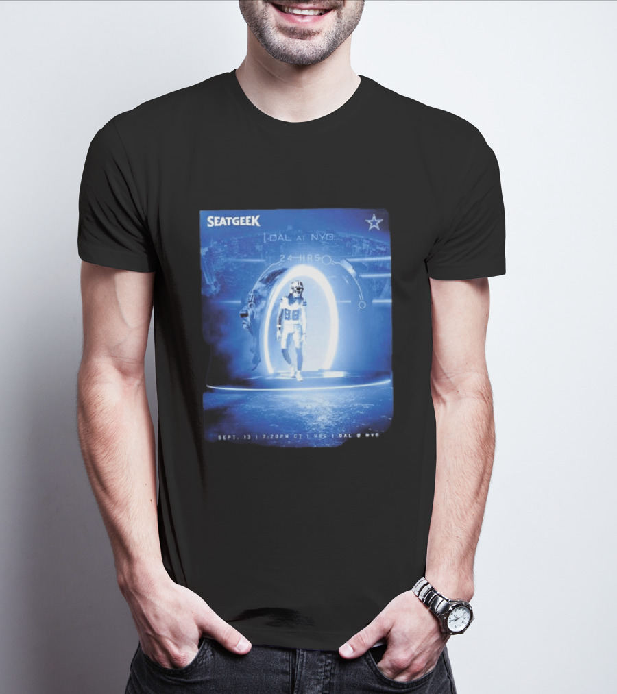 Seatgeek Dallas Vs New York Giants MetLife Stadium September 13 2026 24 Hrs Countdown T-Shirt