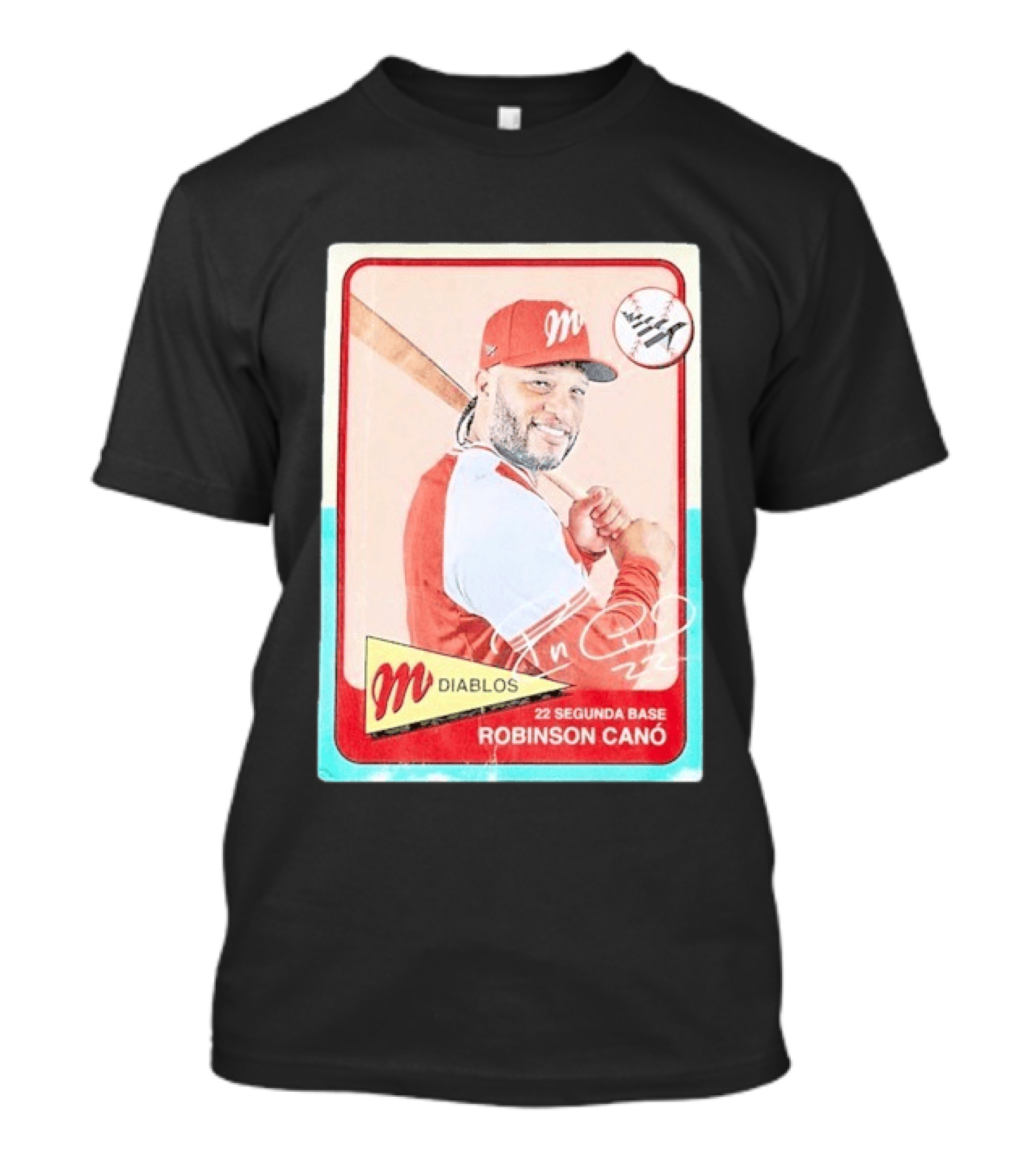 Robinson Canó Diablos Rojos Del México Paper Planes Baseball Segunda Base T-Shirt