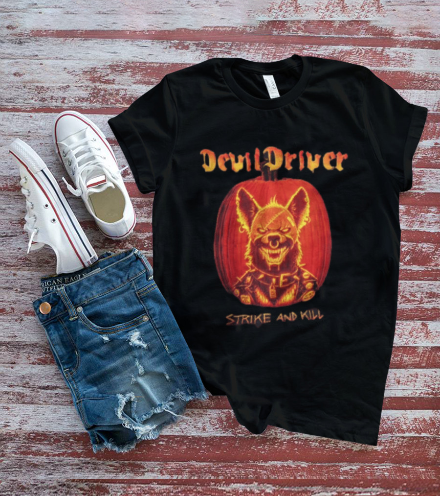 DevilDriver Strike And Kill Halloween Pumpkin T-Shirt
