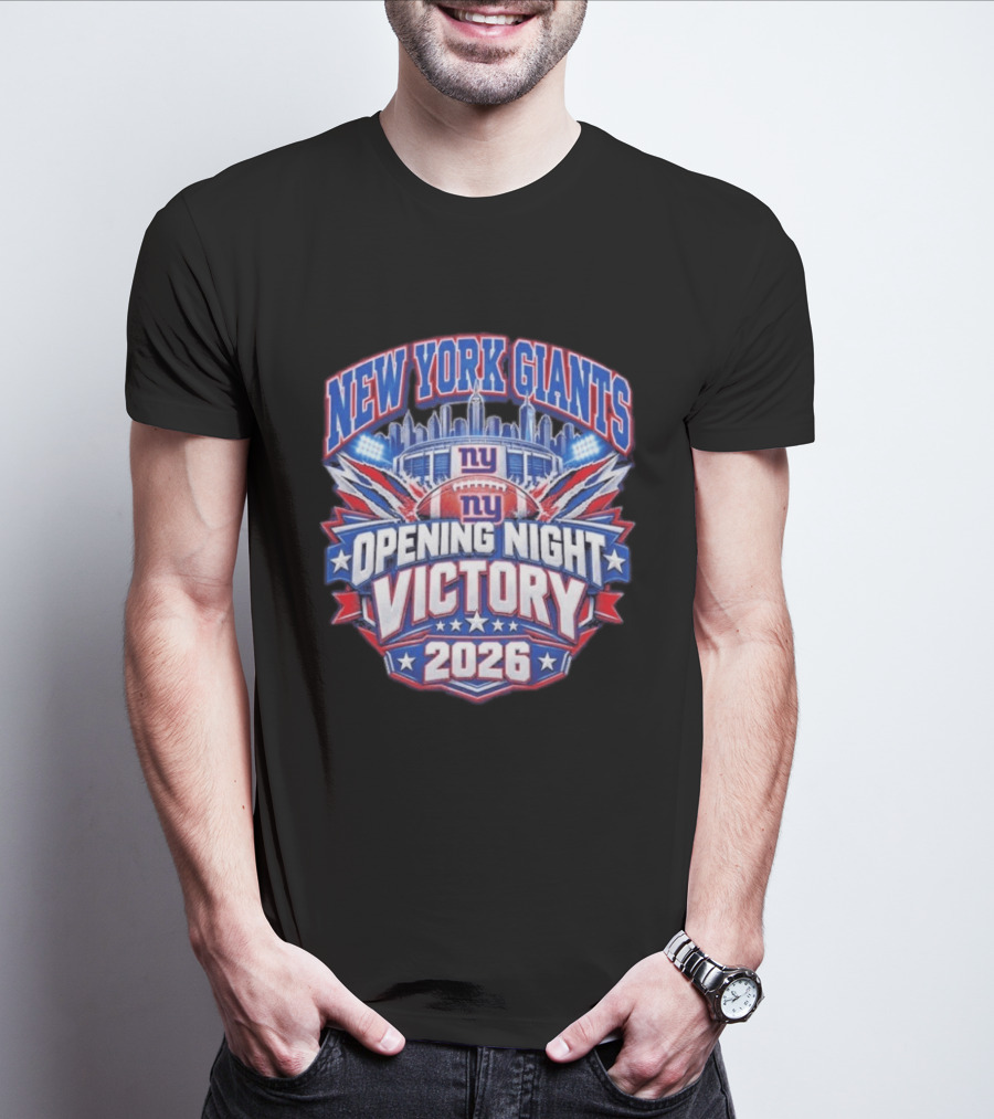 New York Giants 2026 Opening Night Victory T-Shirt