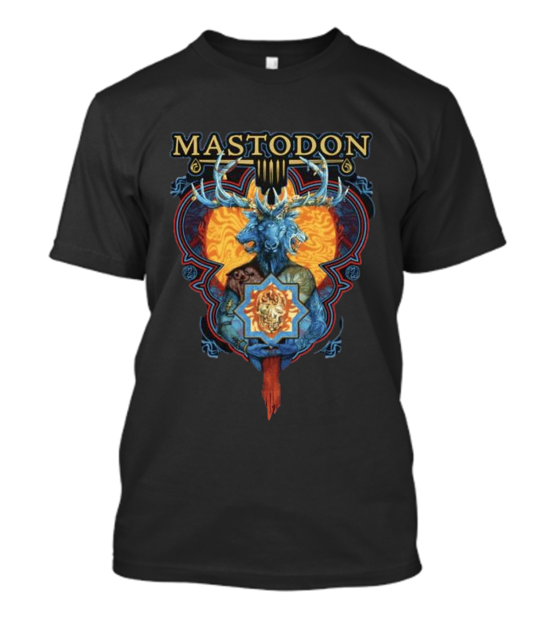 Mastodon Ornate Blood Mountain Deer T-Shirt