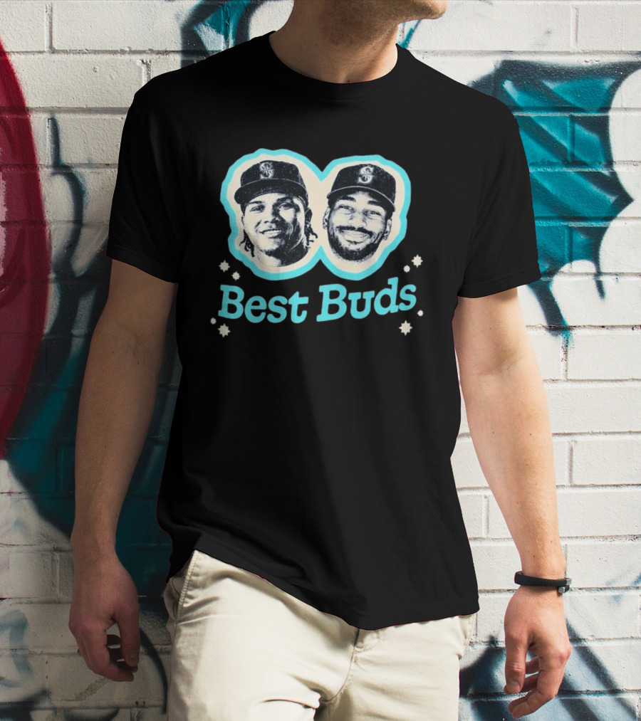 Michael Arroyo Lázaro Montes Best Buds Seattle Baseball Duo T-Shirt