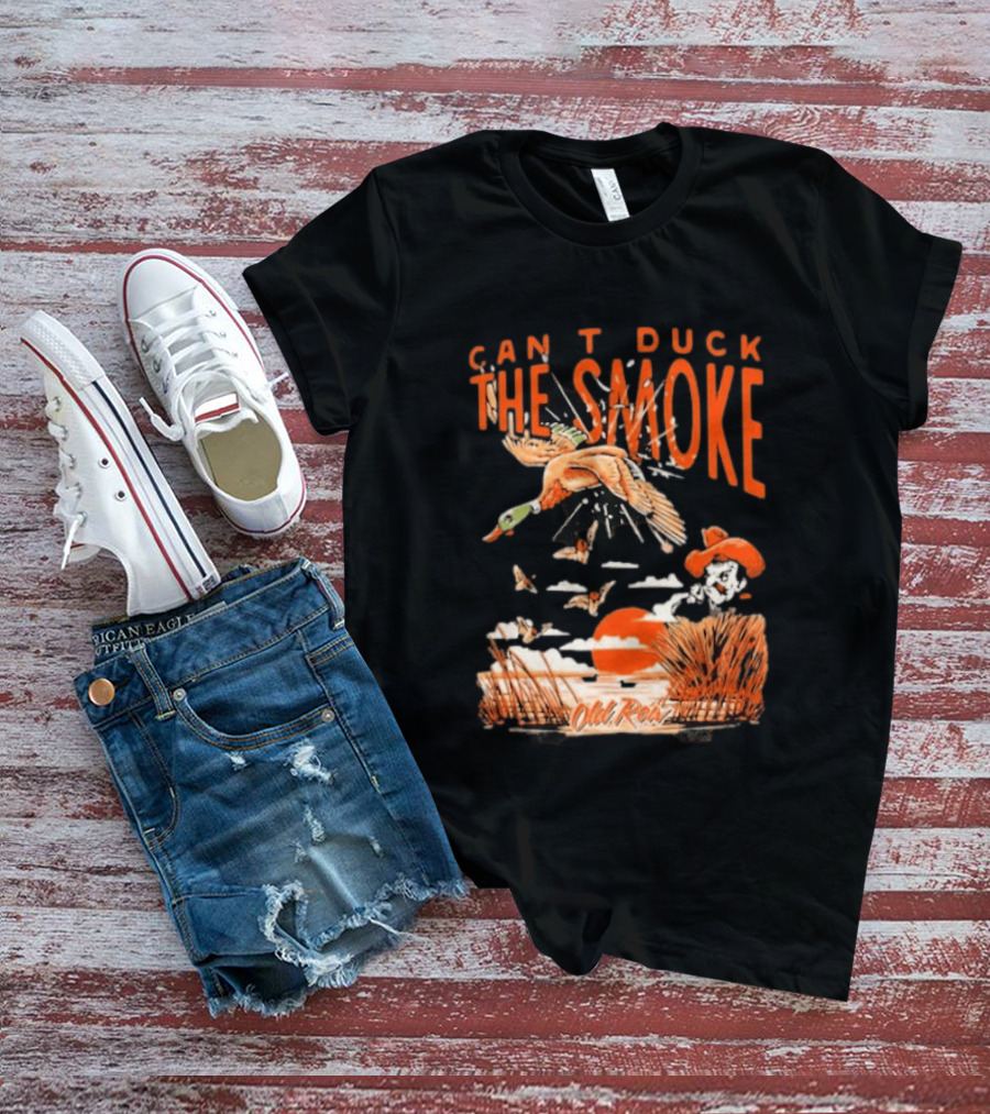 Oklahoma State Cowboys Can't Duck The Smoke Vintage Old Row T-Shirt