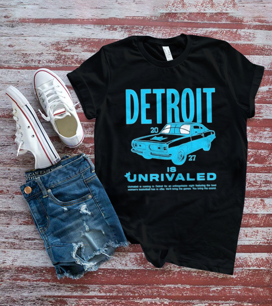 Detroit 2027 Is Unrivaled Season 3 Car Tour T-Shirt