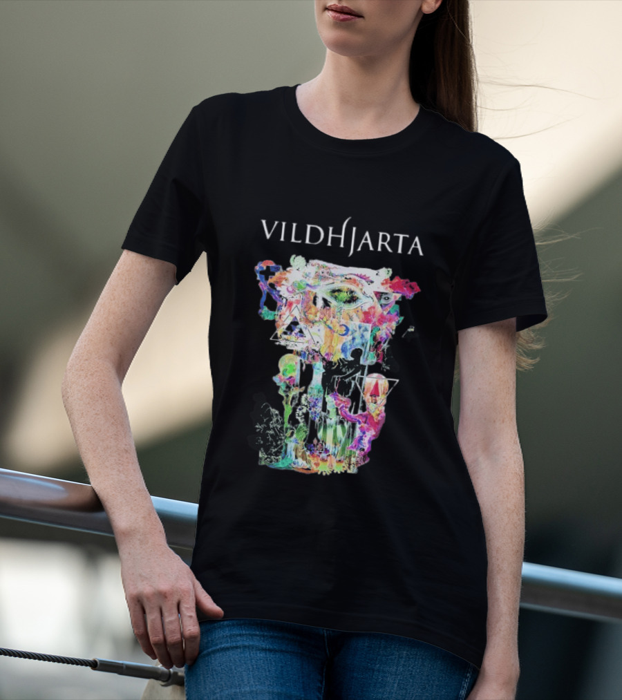 Vildhjarta Ylva Colorful Abstract T-Shirt