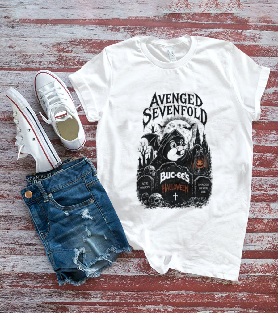 Avenged Sevenfold Buc Ee's Halloween Pumpkin Collaboration T-Shirt