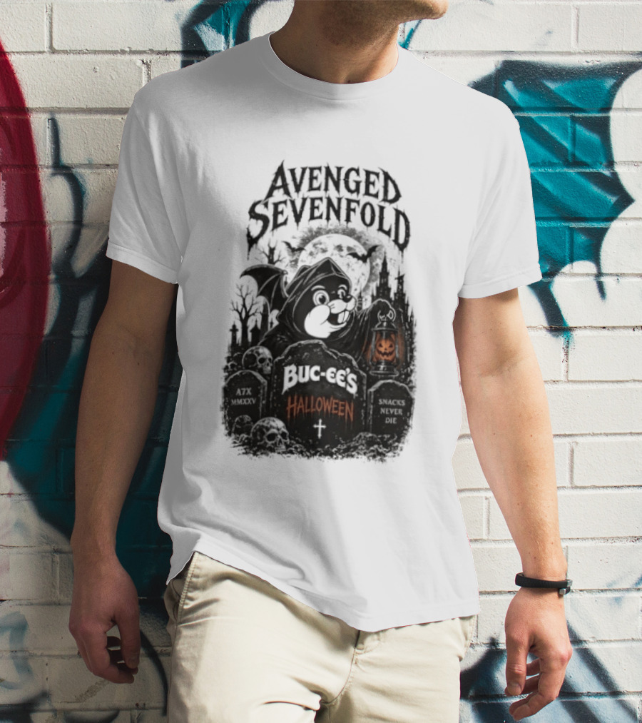 Avenged Sevenfold Buc Ee's Halloween Pumpkin Collaboration T-Shirt