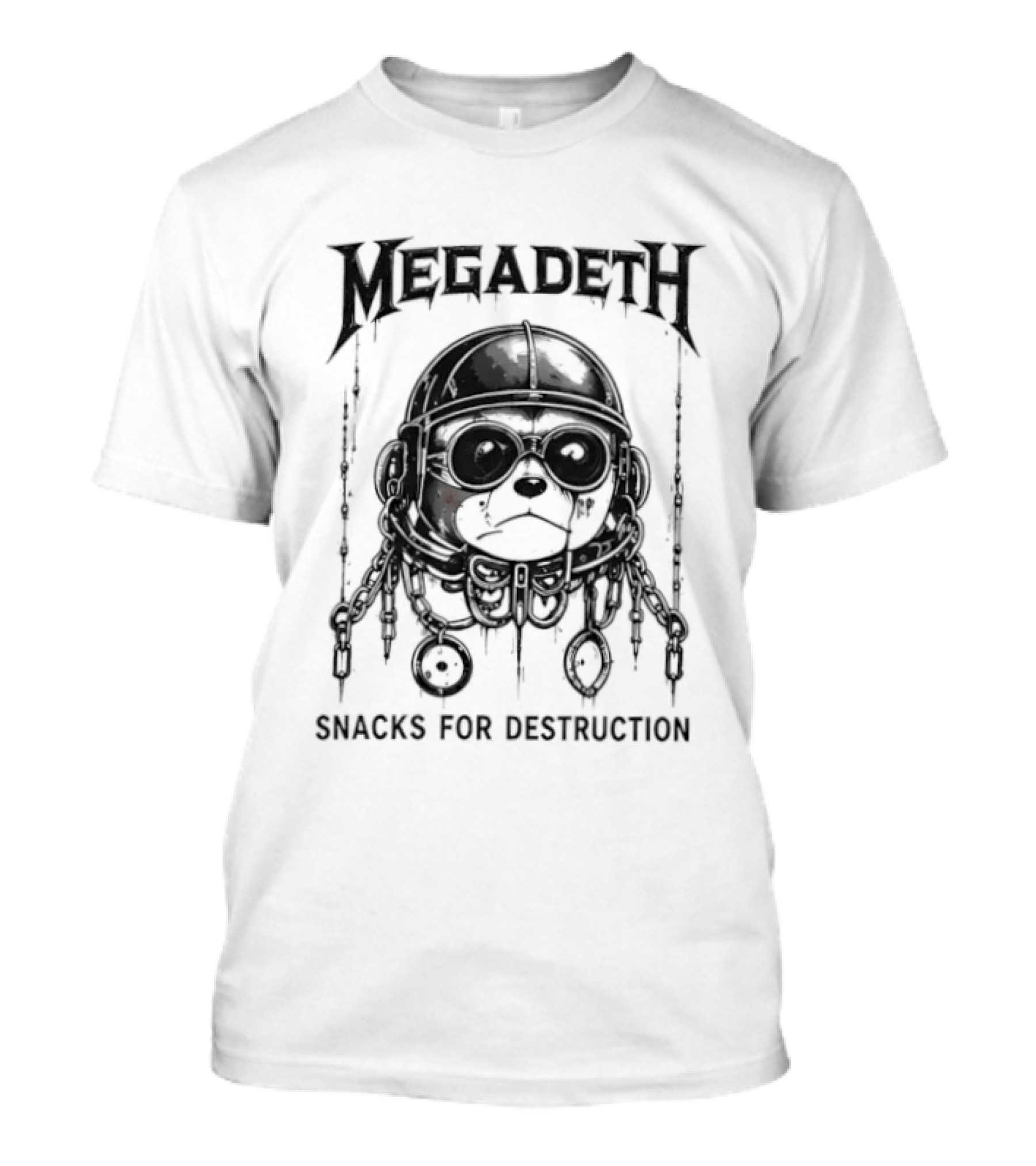 Megadeth Snacks For Destruction Halloween Buc Ee's Collaboration T-Shirt
