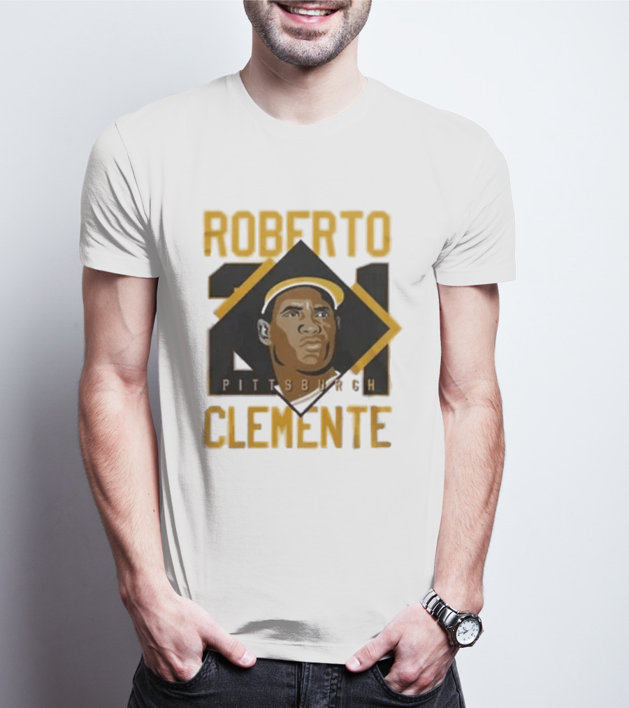 Roberto Clemente 21 Pittsburgh Pirates Iconic Baseball Legend T-Shirt