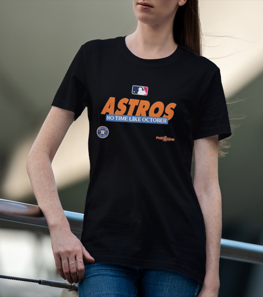 Houston Astros No Time Like October 2026 MLB Postseason T-Shirt