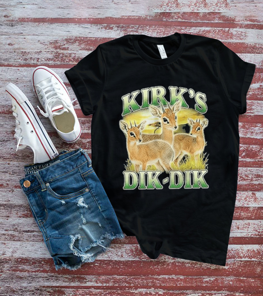 Kirk's Dik Dik Wildlife Safari Sunset Scene T-Shirt
