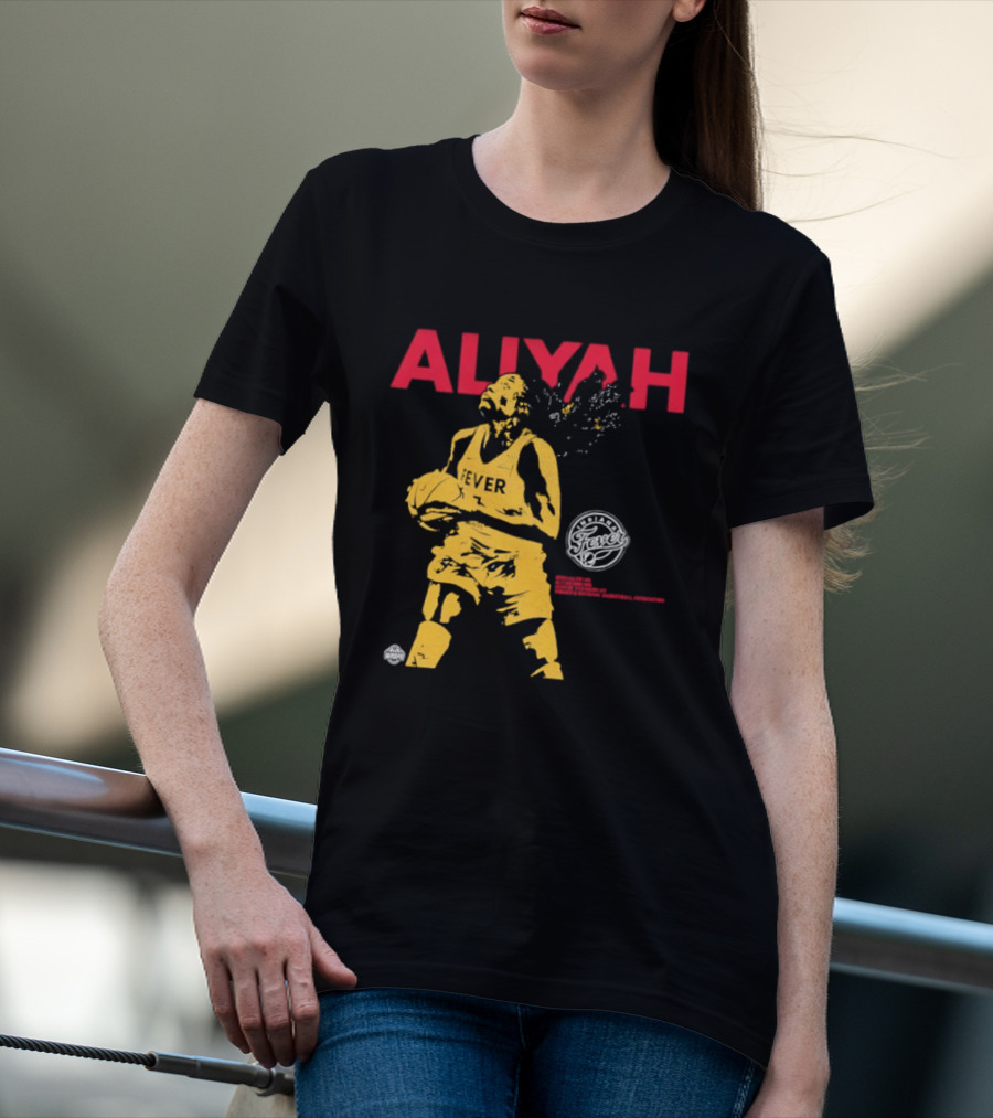 Indiana Fever Aliyah Basketball Player T-Shirt
