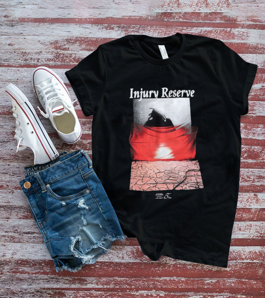 Injury Reserve Stage With Surreal Red And Black T-Shirt