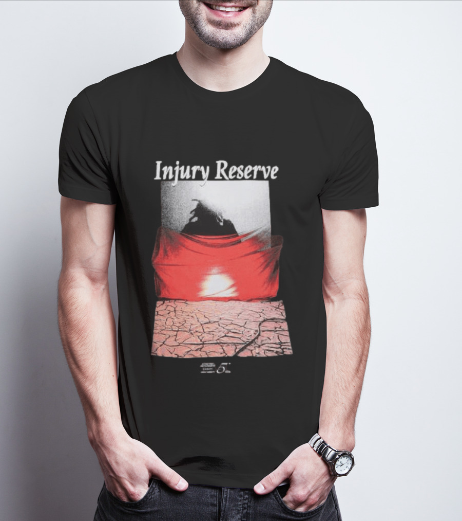 Injury Reserve Stage With Surreal Red And Black T-Shirt