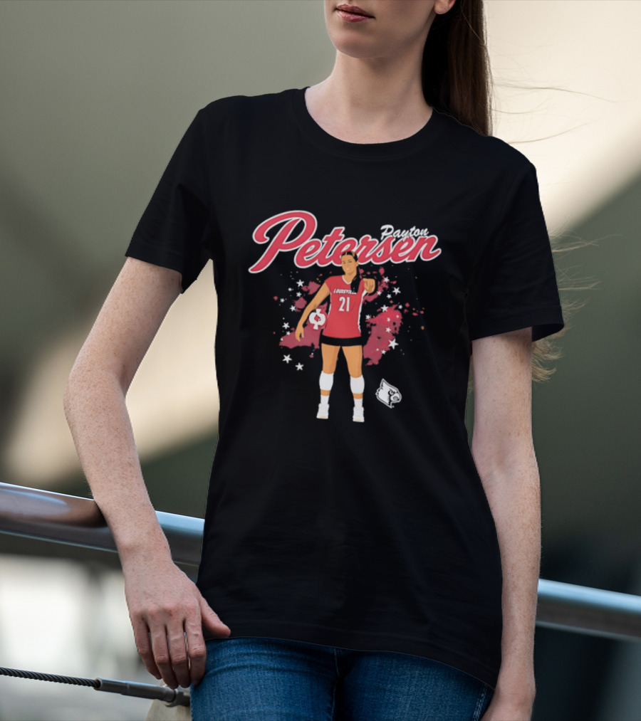 Payton Petersen Louisville Cardinals 21 Volleyball Sportswear T-Shirt