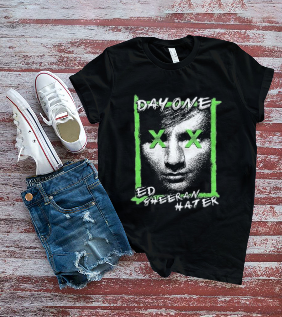 Day One Ed Sheeran Hater Punkwithacamera Clay Graham Ringer T-Shirt